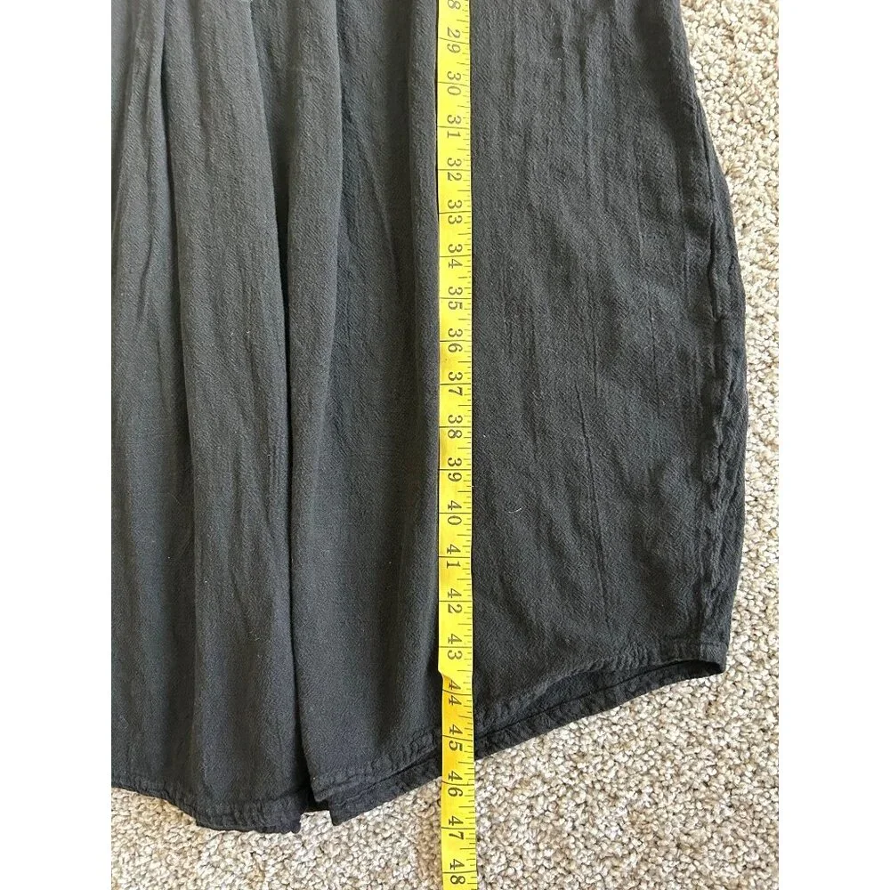 Oh My Gauze Women's Sz S/M Black V-Neck Long Maxi Dress - Picture 6 of 8